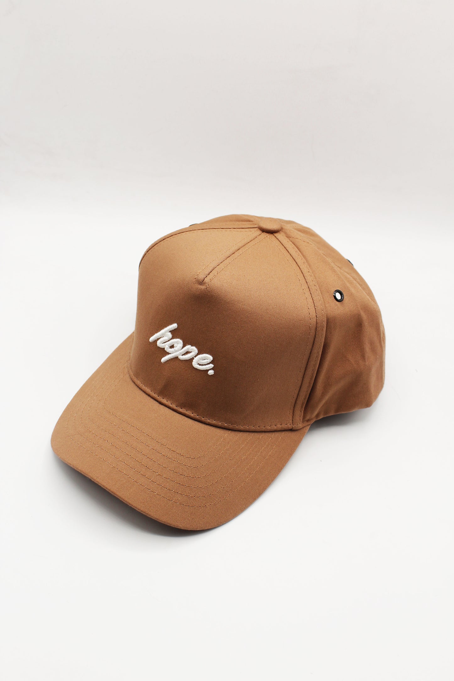 Script 5 Panel Cap - Brown
