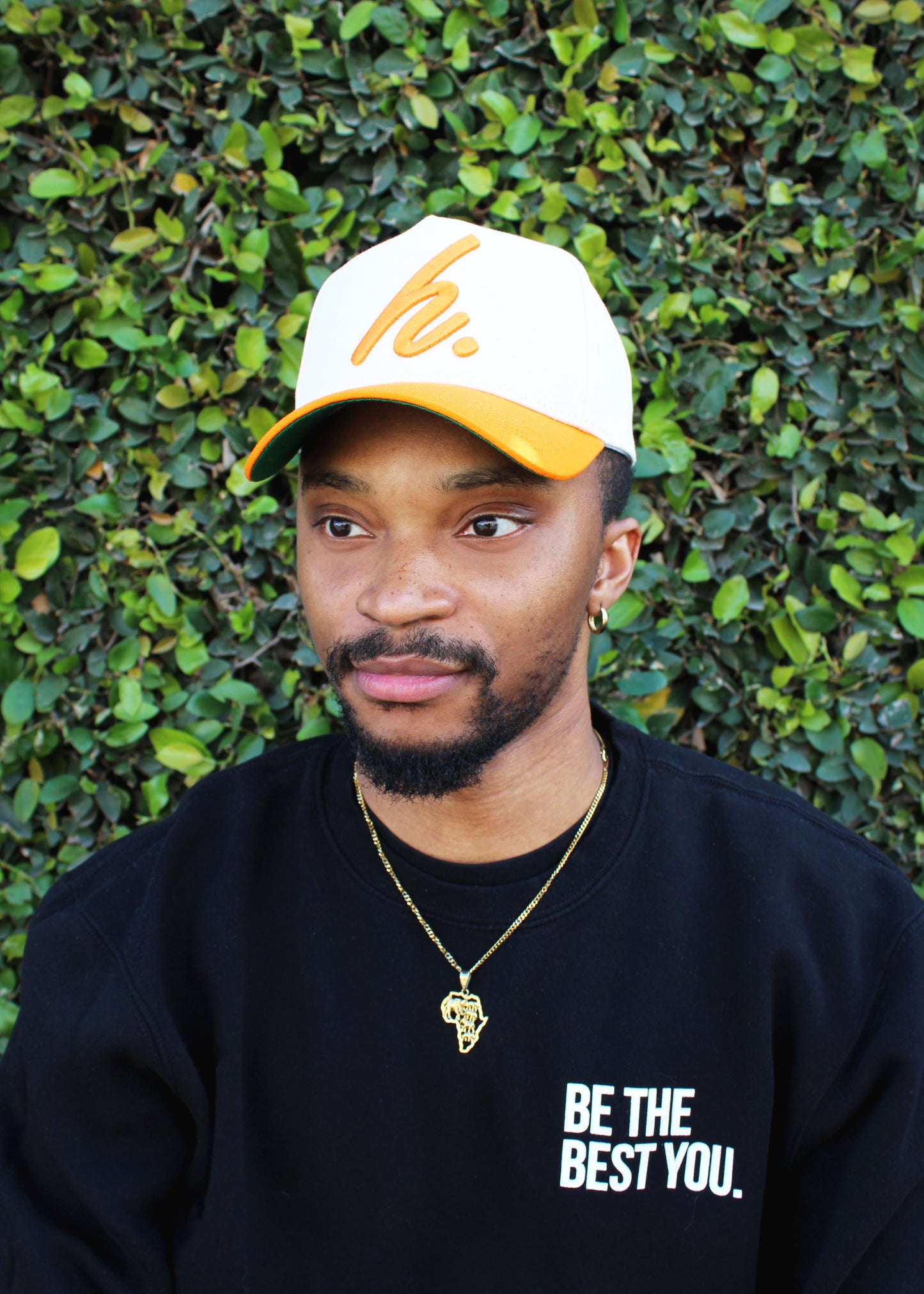 Script Logo Cap - Orange