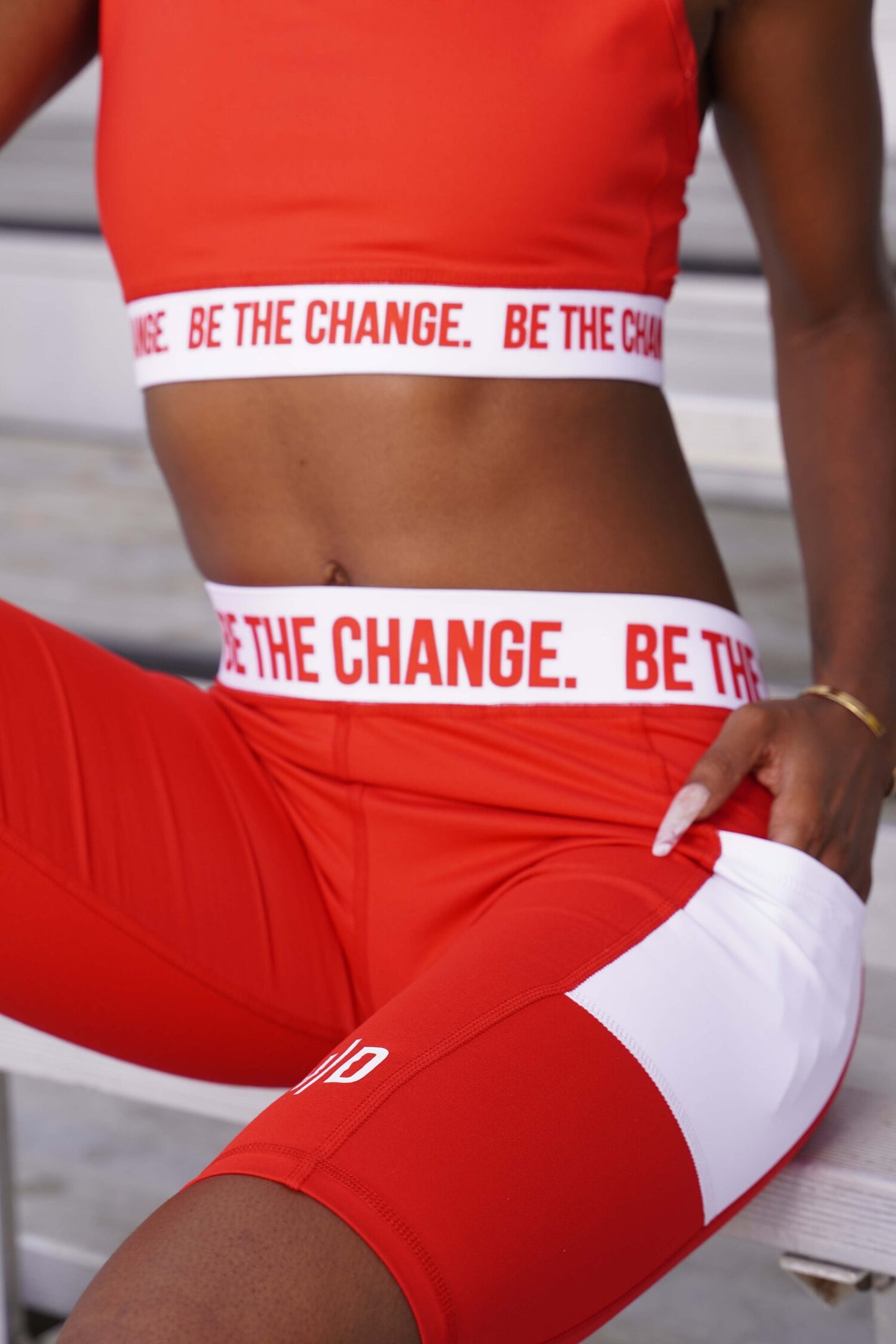 Be The Change Biker Shorts