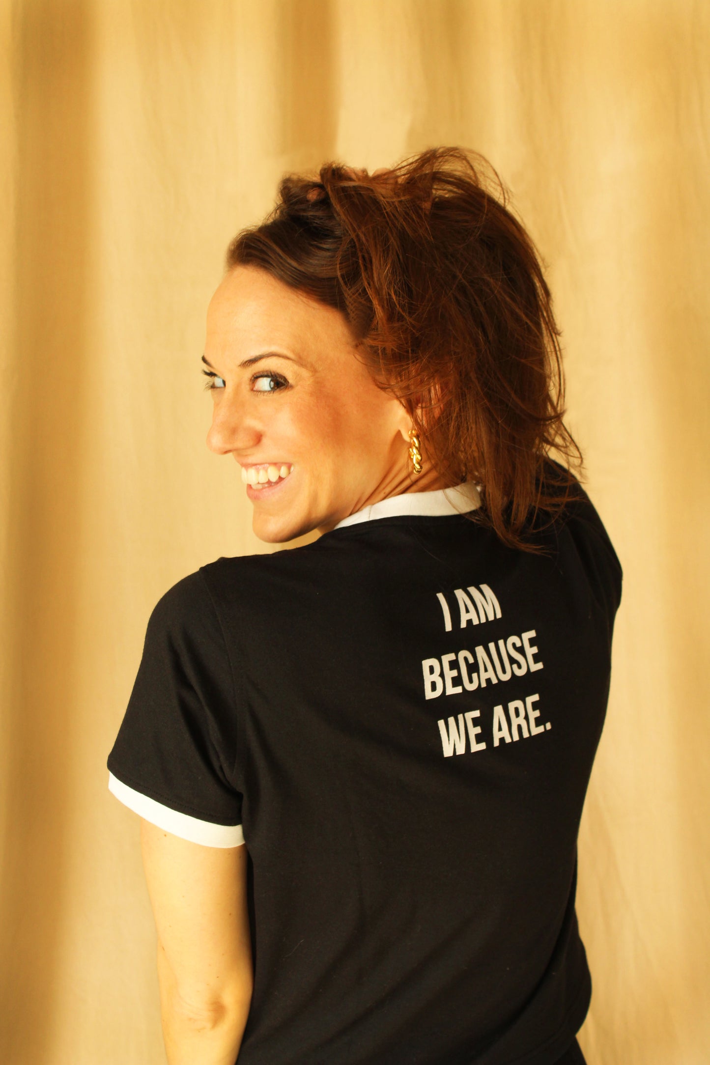 Family Crop Tee - Black