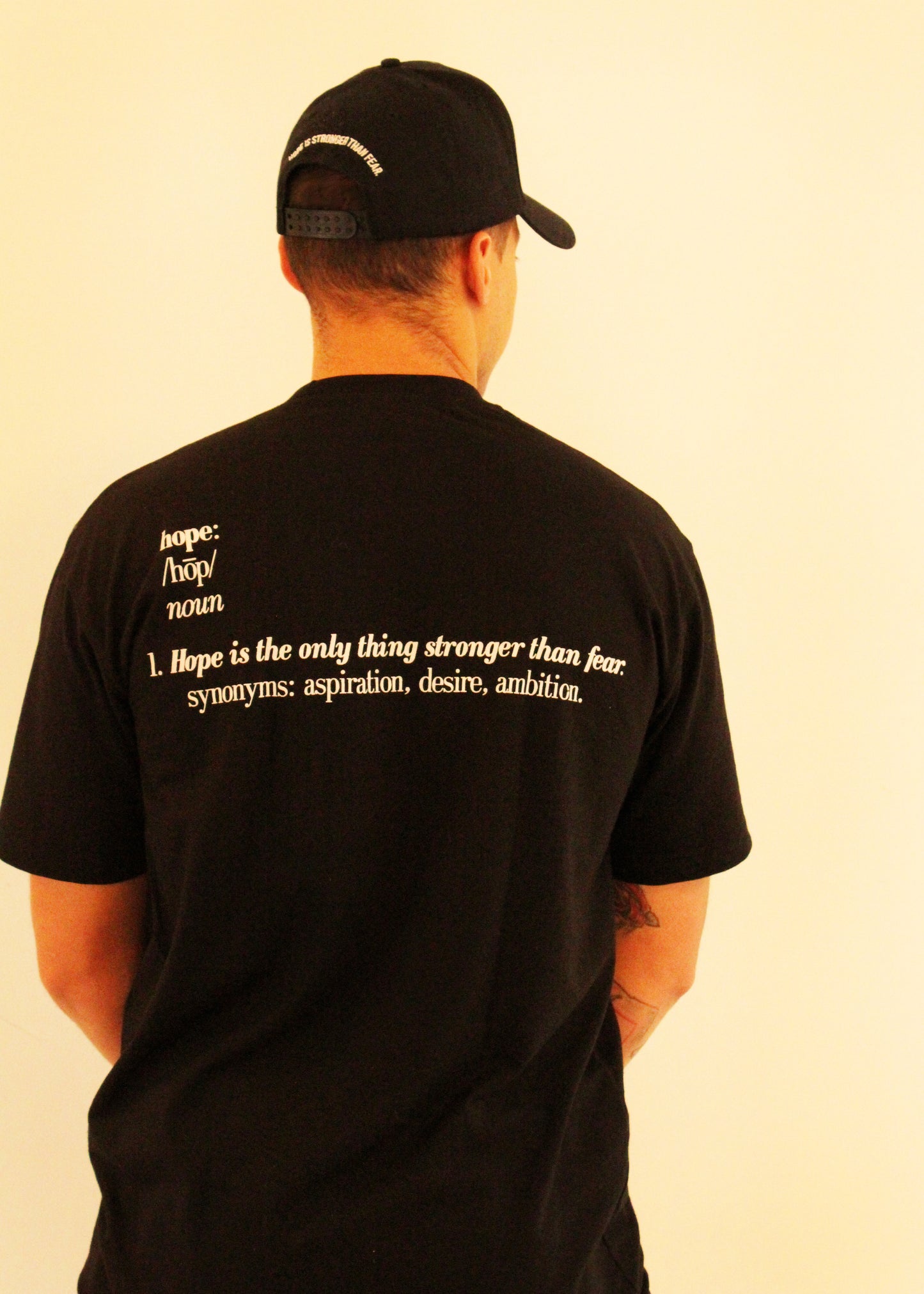 Script Hope T-shirt - Black