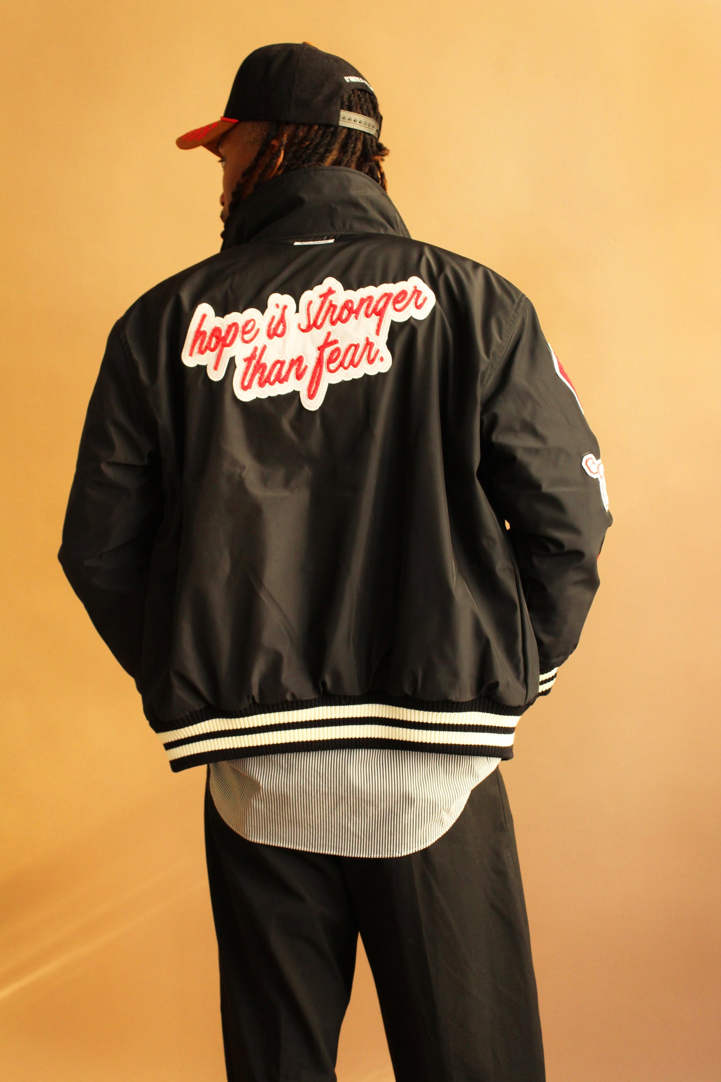 Collared Varsity Jacket