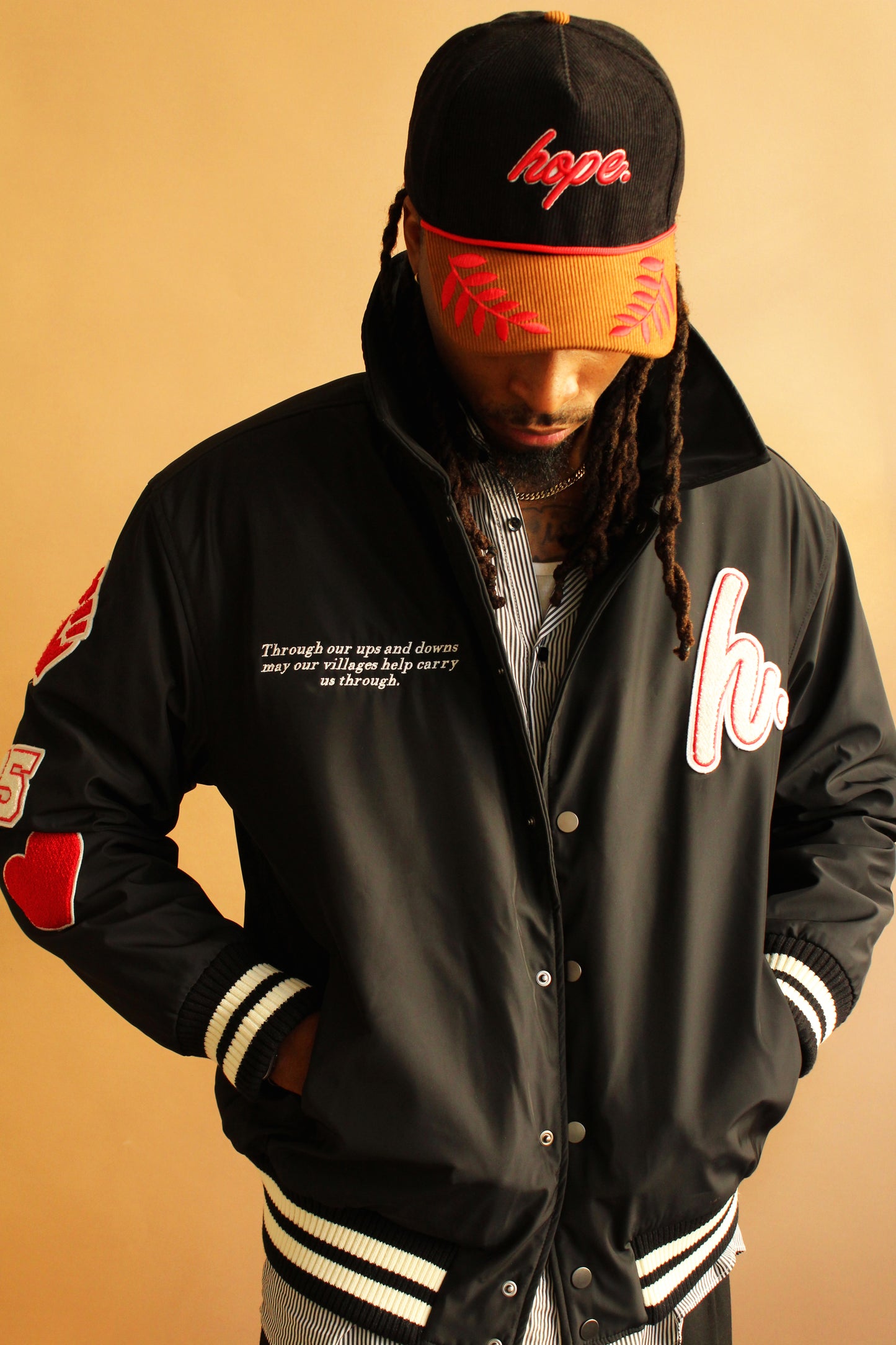 Collared Varsity Jacket