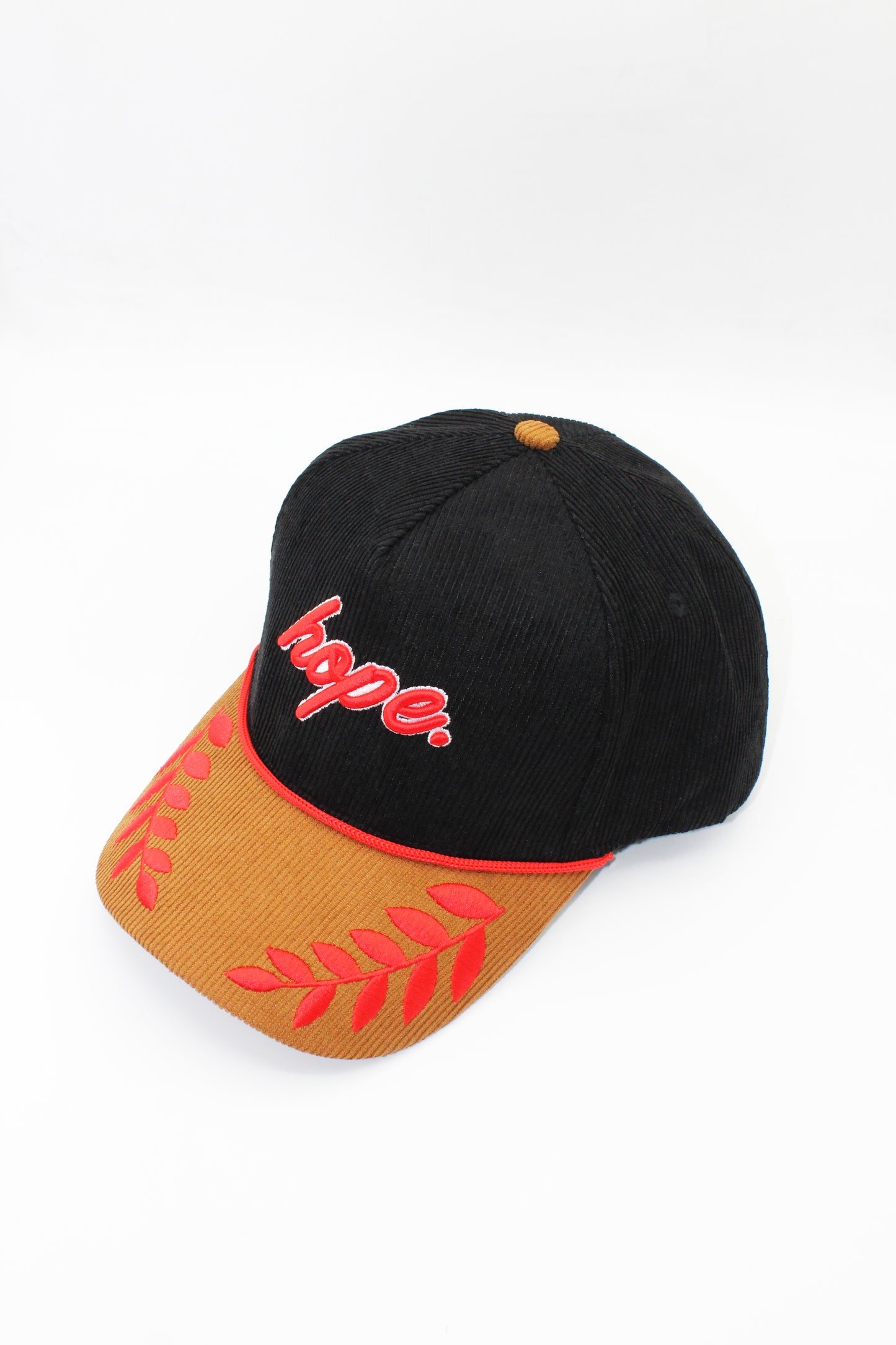Corduroy Script Logo Cap