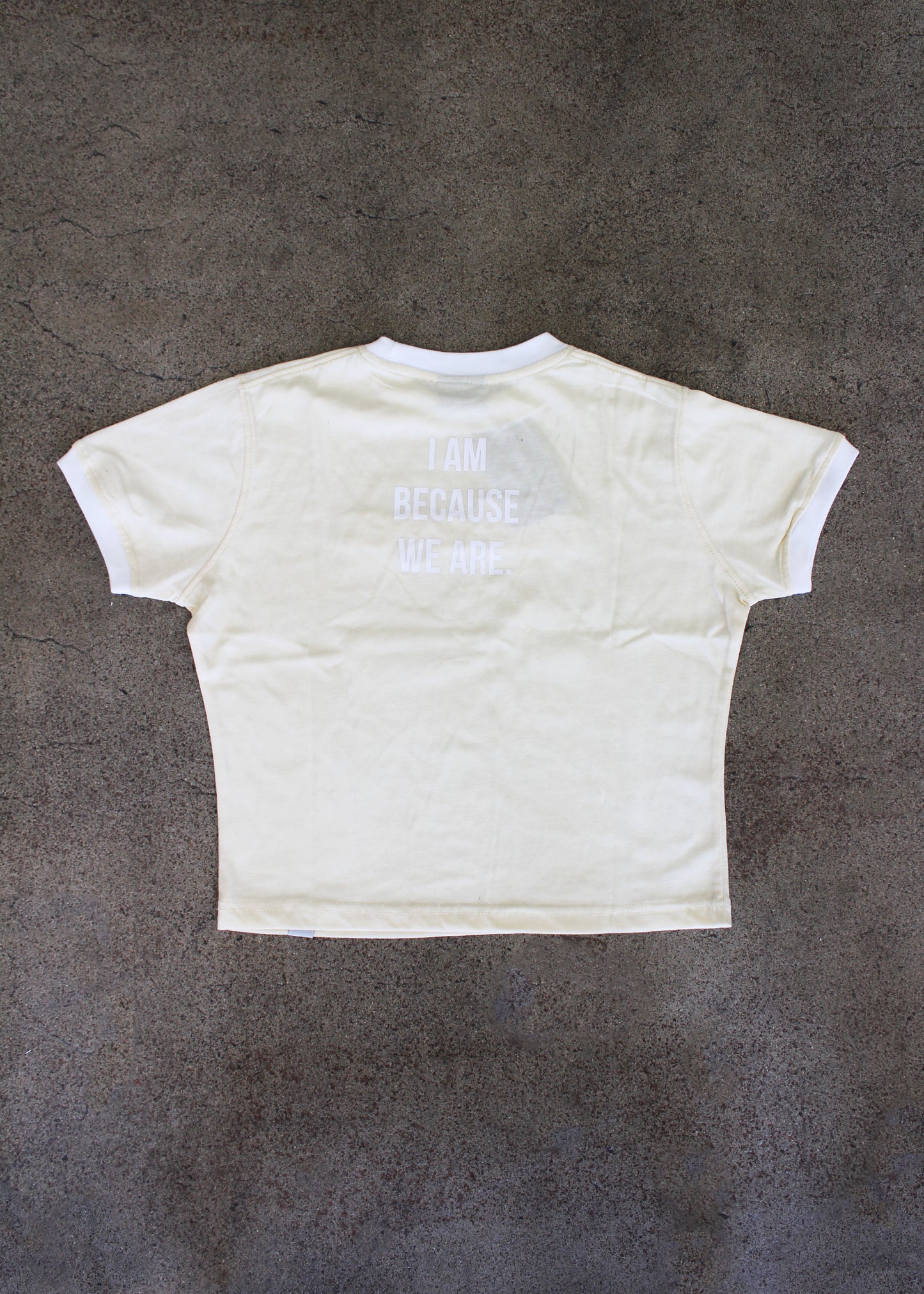 Village Crop Tee - Cream