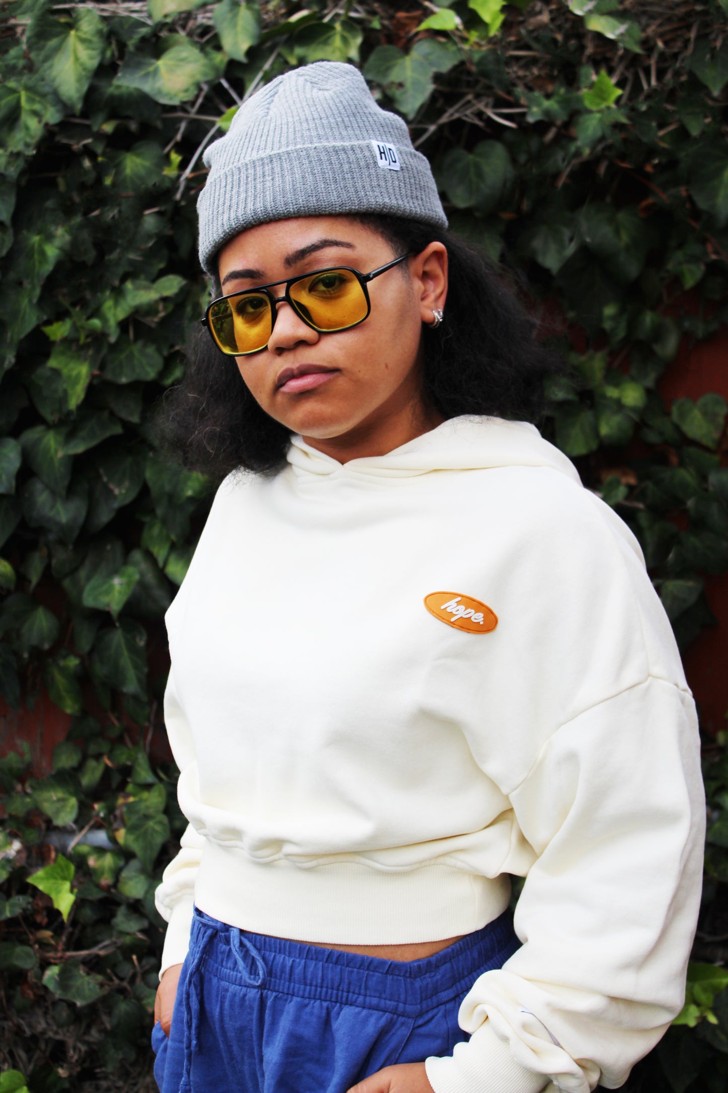 Cropped Hoodie - Butterscotch