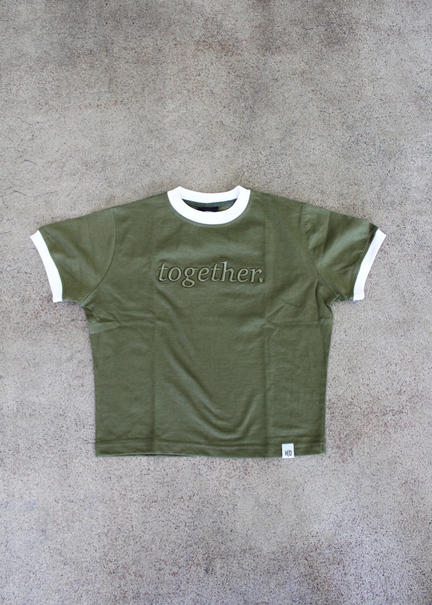 Together Crop Tee - Green