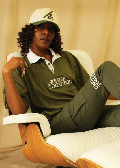 Greater Together Polo - Green