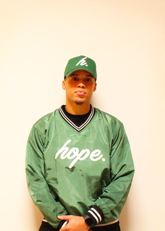 V-Neck Pullover - Green