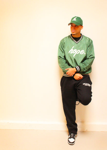 V-Neck Pullover - Green